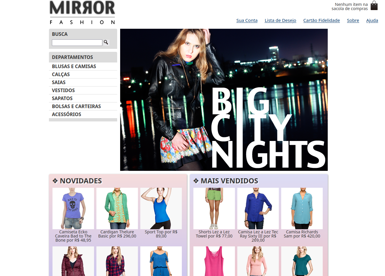 Mirror Fashion E-commerce